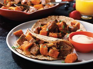 Beefy Sweet Potato Hash