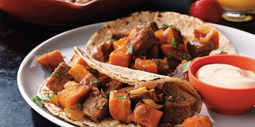 Beefy Sweet Potato Hash