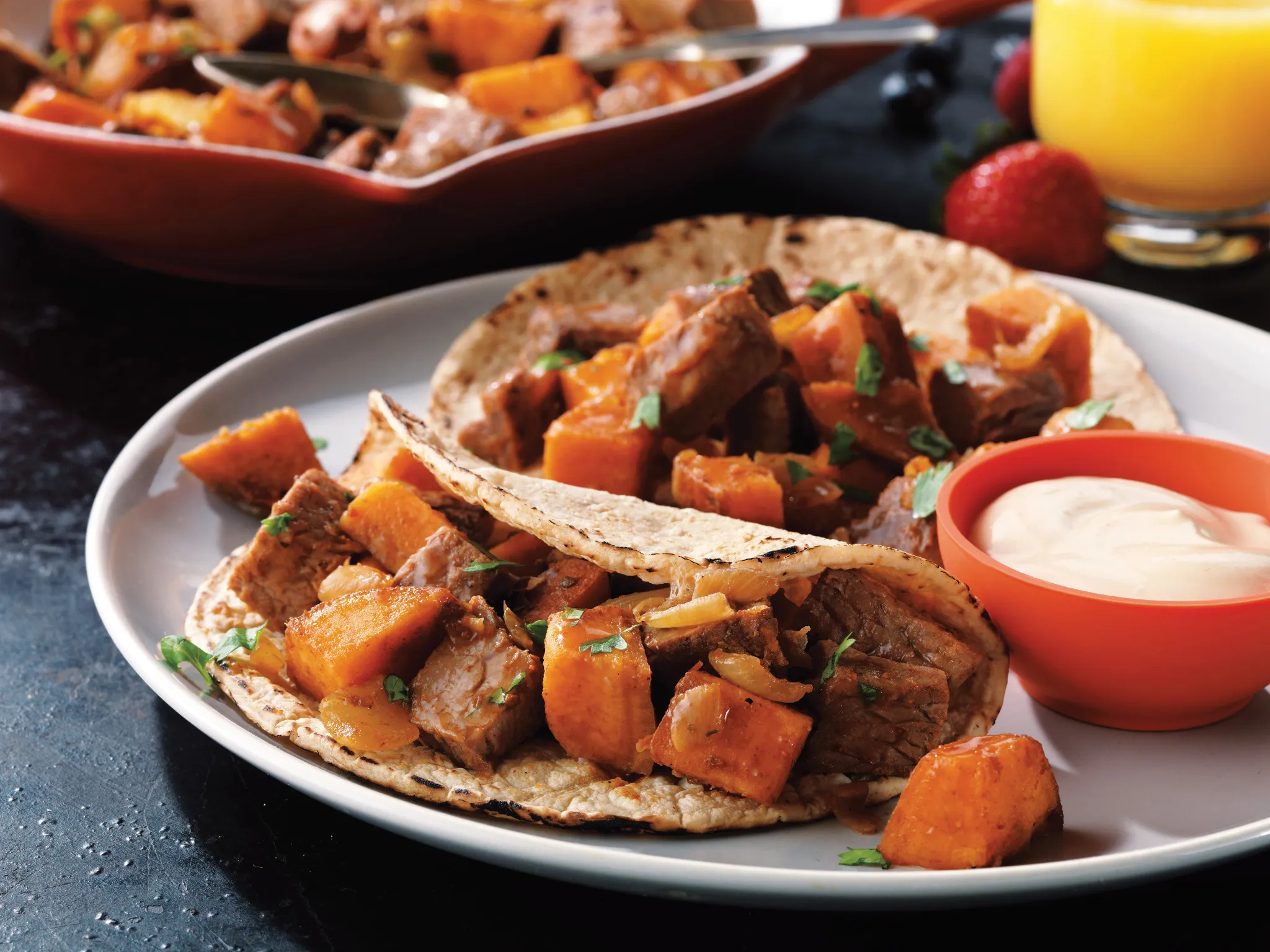 Beefy Sweet Potato Hash