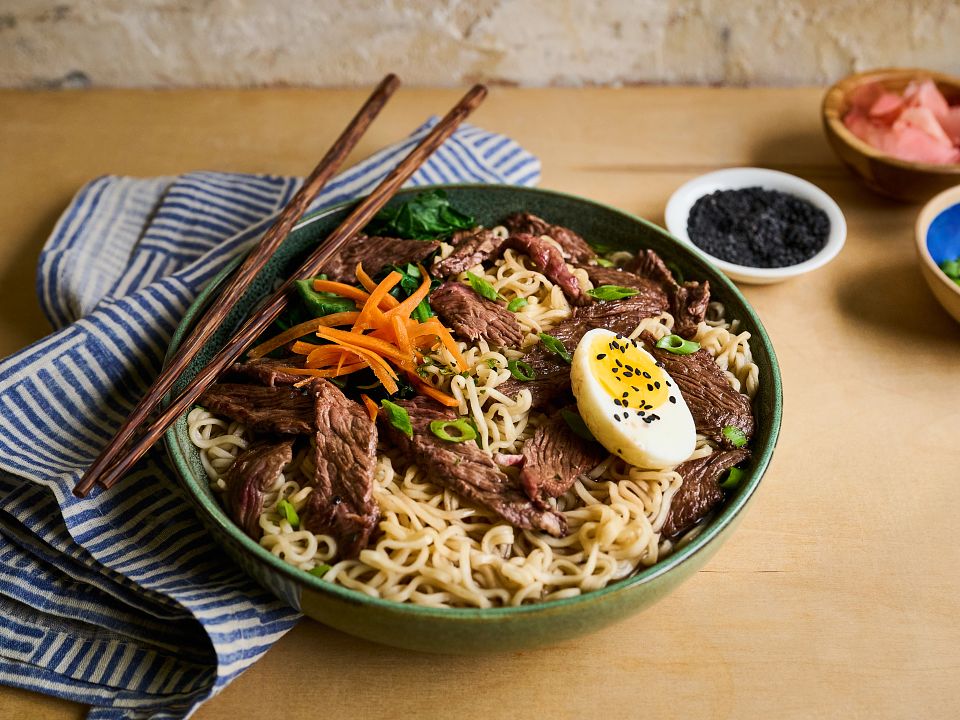 Beef Ramen Noodle Bowl ramen Japanese cloud kitchen