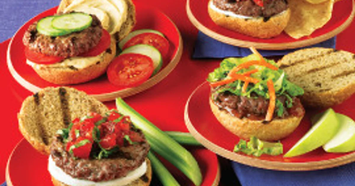 Around the World Mini Burger | Beef Loving Texans | Beef Loving Texans is your one-stop information 