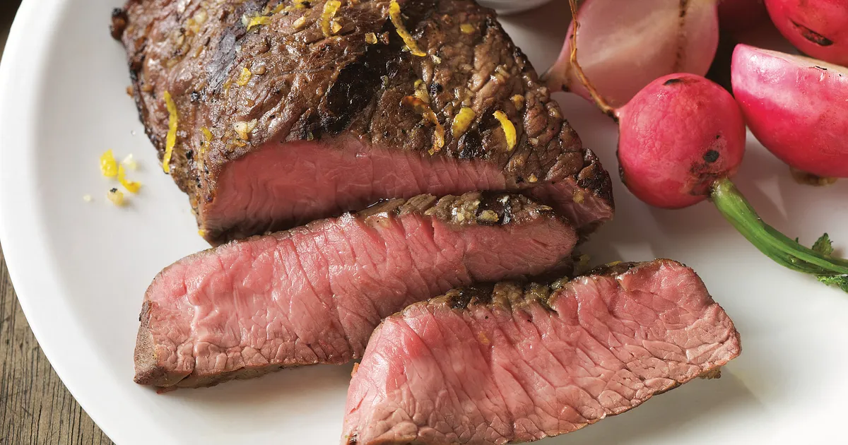 Grilled Top Sirloin Filets with Italian Salsa Verde | Beef Loving Texans | Beef Loving Texans is you