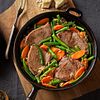 Beef Top Sirloin Steak with Brown Rice & Vegetables