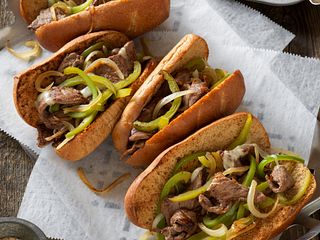 Philly Beef Cheese Steak Sandwiches