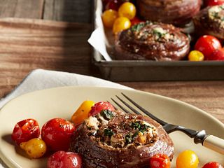 One Sheet Pan Mediterranean Beef Pinwheels