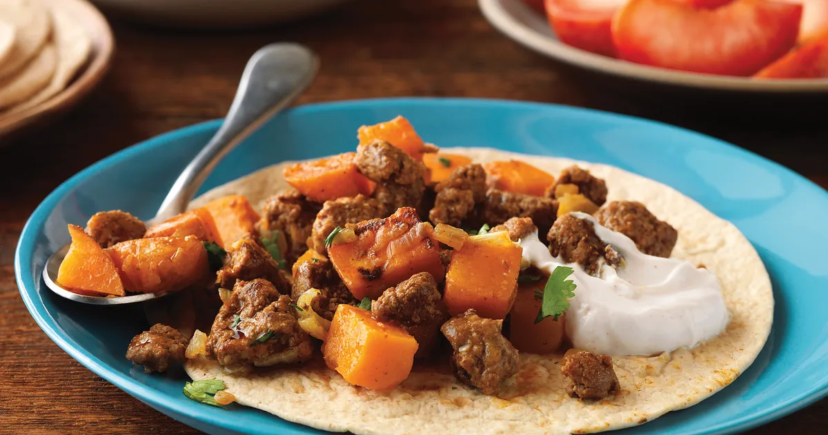 Beefy Sweet Potato Mash-Up | Beef Loving Texans | Beef Loving Texans is your one-stop information ce
