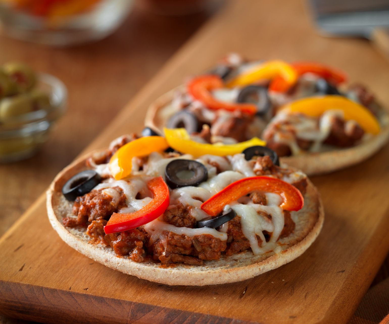 Personal Beef Pizzas