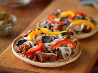 Made exactly as you like it, these individual pizzas are fun to make together.