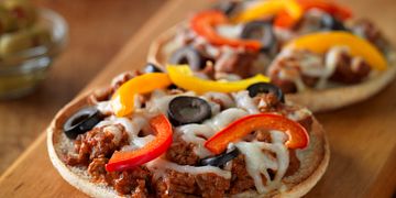 Personal Beef Pizzas