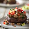 Greek-Style Beef Stuffed Portobello Mushrooms