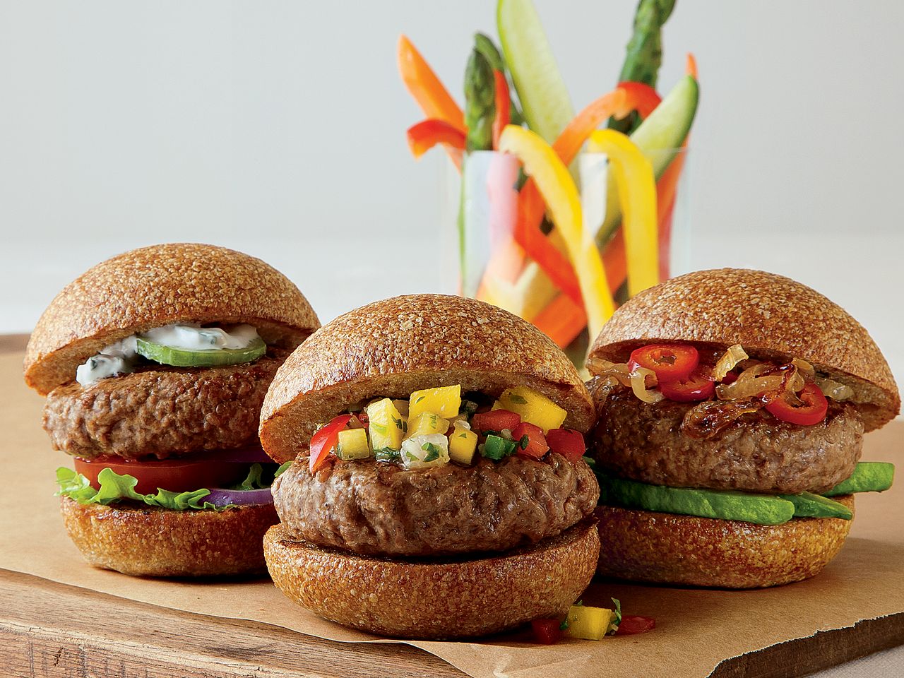 Two-Bite Burgers