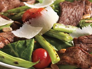 Steak, Green Bean and Tomato Salad