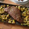 One Pan Roasted Beef Tri-Tip & Brussels Sprouts