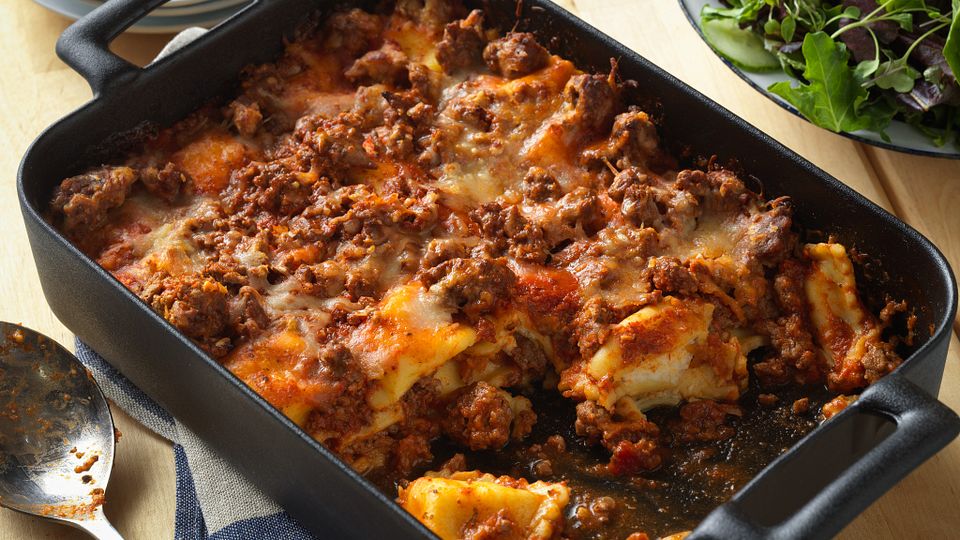 Lazy Beef Lasagna