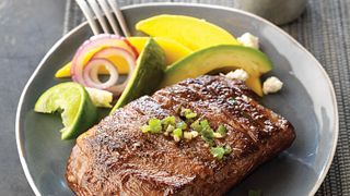 Spicy Grilled Ribeye Cap with Avocado-Mango Salad