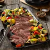 Italian Marinated Steak with Grilled Ratatouille