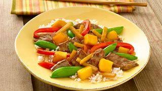 vegetable mango stir fry