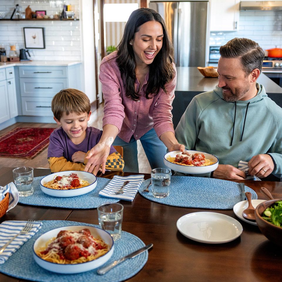 Mom Serving Family Meatballs_BDIA