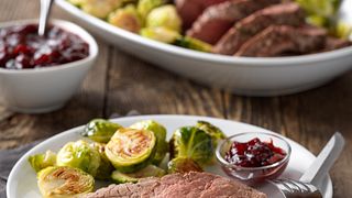 Classic Beef Tenderloin with Cranberry Drizzle