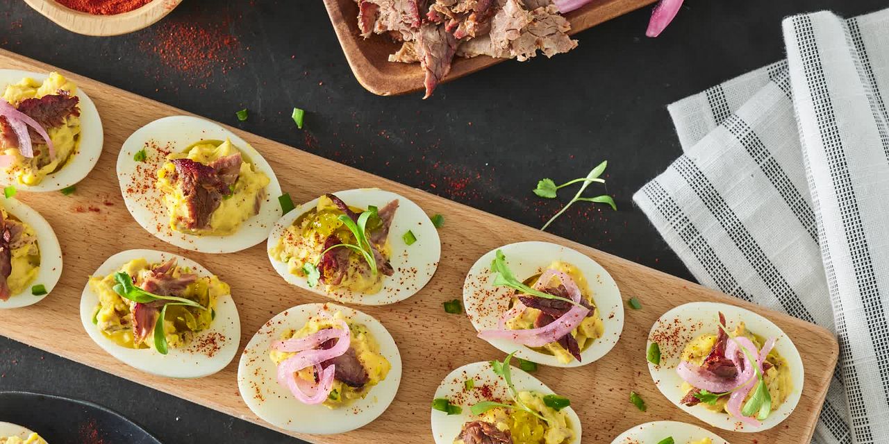 Brisket Deviled Eggs