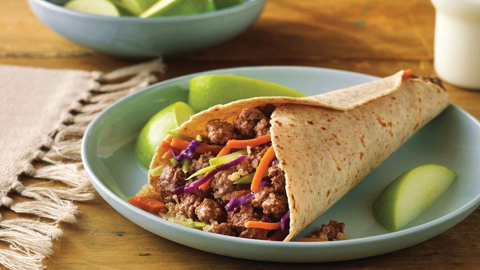 Rock and Roll Beef Wraps