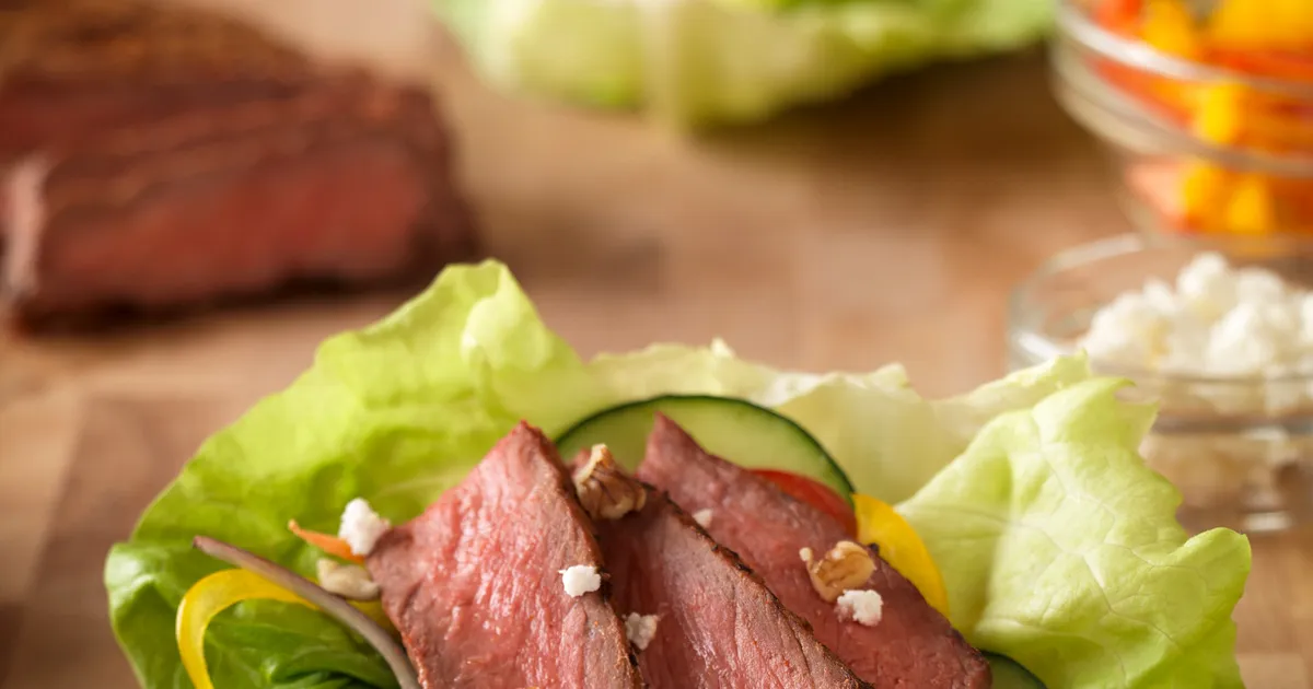 Inside-Out Grilled Steak Salad | Beef Loving Texans | Beef Loving Texans is your one-stop informatio