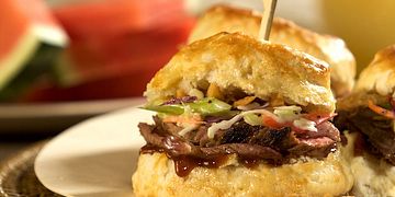 BBQ Beef Brisket Sliders