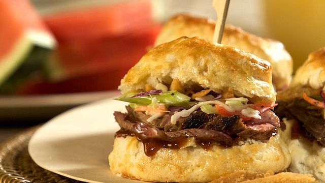 BBQ Beef Brisket Sliders