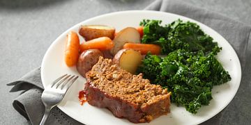 Slow Cooker Meatloaf and Vegetables