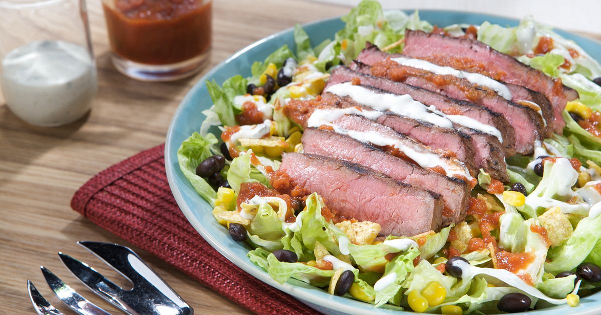 Top Round Ranch Salad | Beef Loving Texans | Beef Loving Texans is your one-stop information center 
