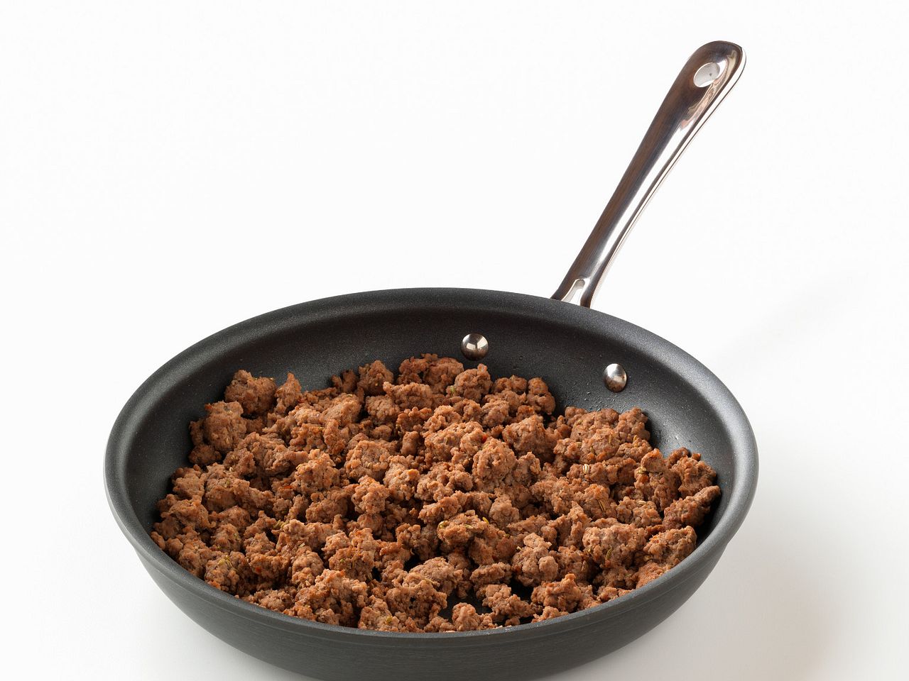 Cooked Sausage in Pan