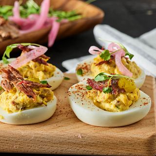 Brisket Deviled Eggs