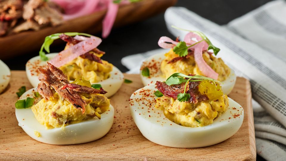 Brisket Deviled Eggs