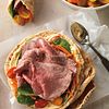 Mediterranean Beef and Veggie Wraps