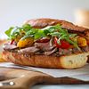 Italian Beef and Roasted Vegetable Sandwiches