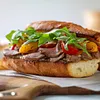 Italian Beef and Roasted Vegetable Sandwiches