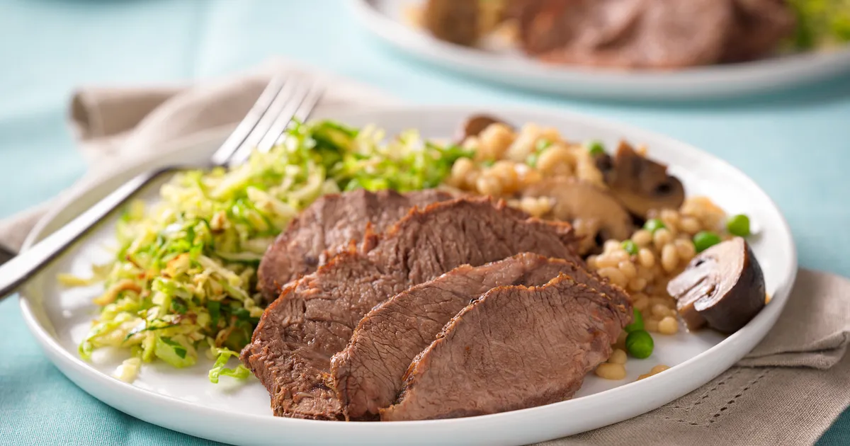 Braised Beef with Mushrooms & Barley | Beef Loving Texans | Beef Loving Texans is your one-stop info
