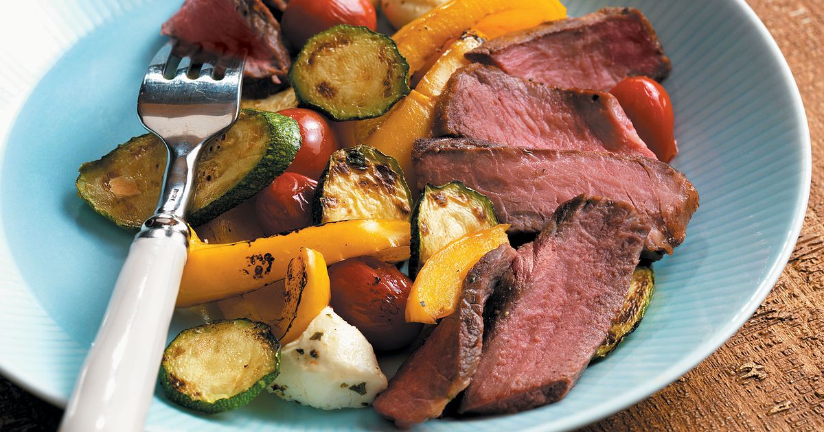 Sonoma Steaks with Vegetables Bocconcini | Beef Loving Texans | Beef Loving Texans is your one-stop 