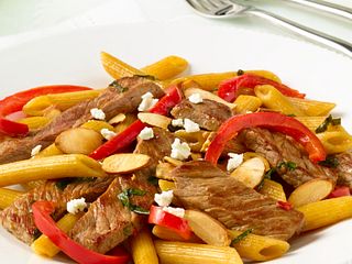 Basil Beef Asian Pasta Stir-Fry