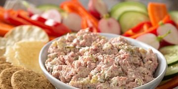 Corned Beef and Pickle Dip