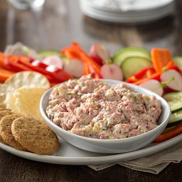 Corned Beef and Pickle Dip