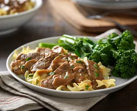 Easy Beef Stroganoff