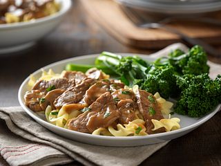 Easy Beef Stroganoff
