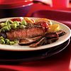 Cumin-Rubbed Steaks with Avocado Salsa Verde