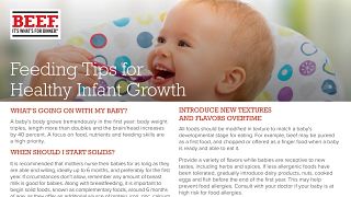 Feeding Tips for Healthy Infant Growth