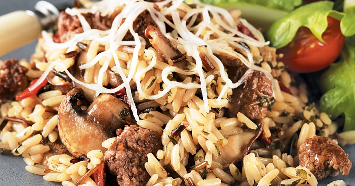 Beef, Wild Rice and Mushroom Bake | Beef Loving Texans | Beef Loving Texans is your one-stop informa