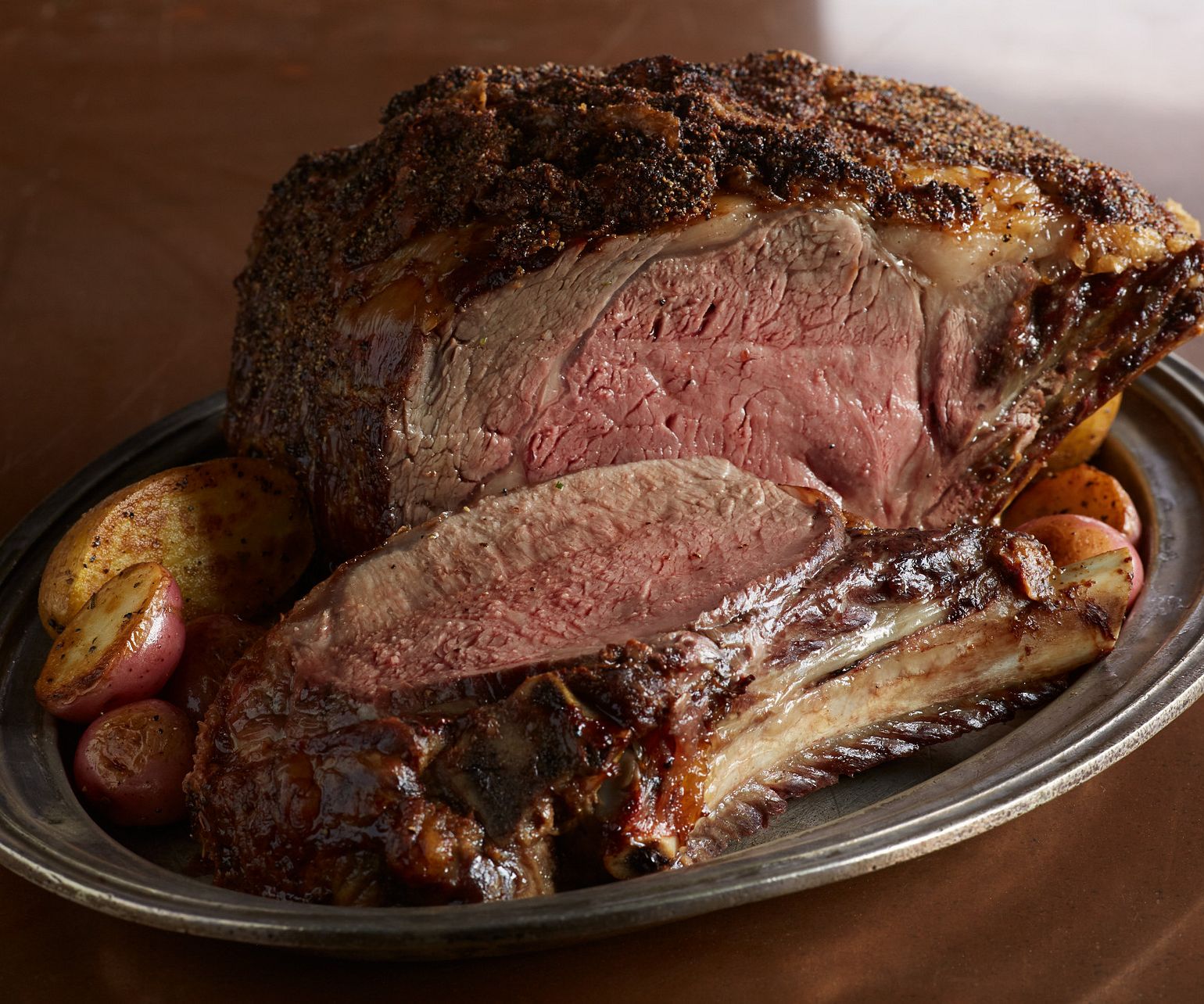 Peppery Beef Rib Roast