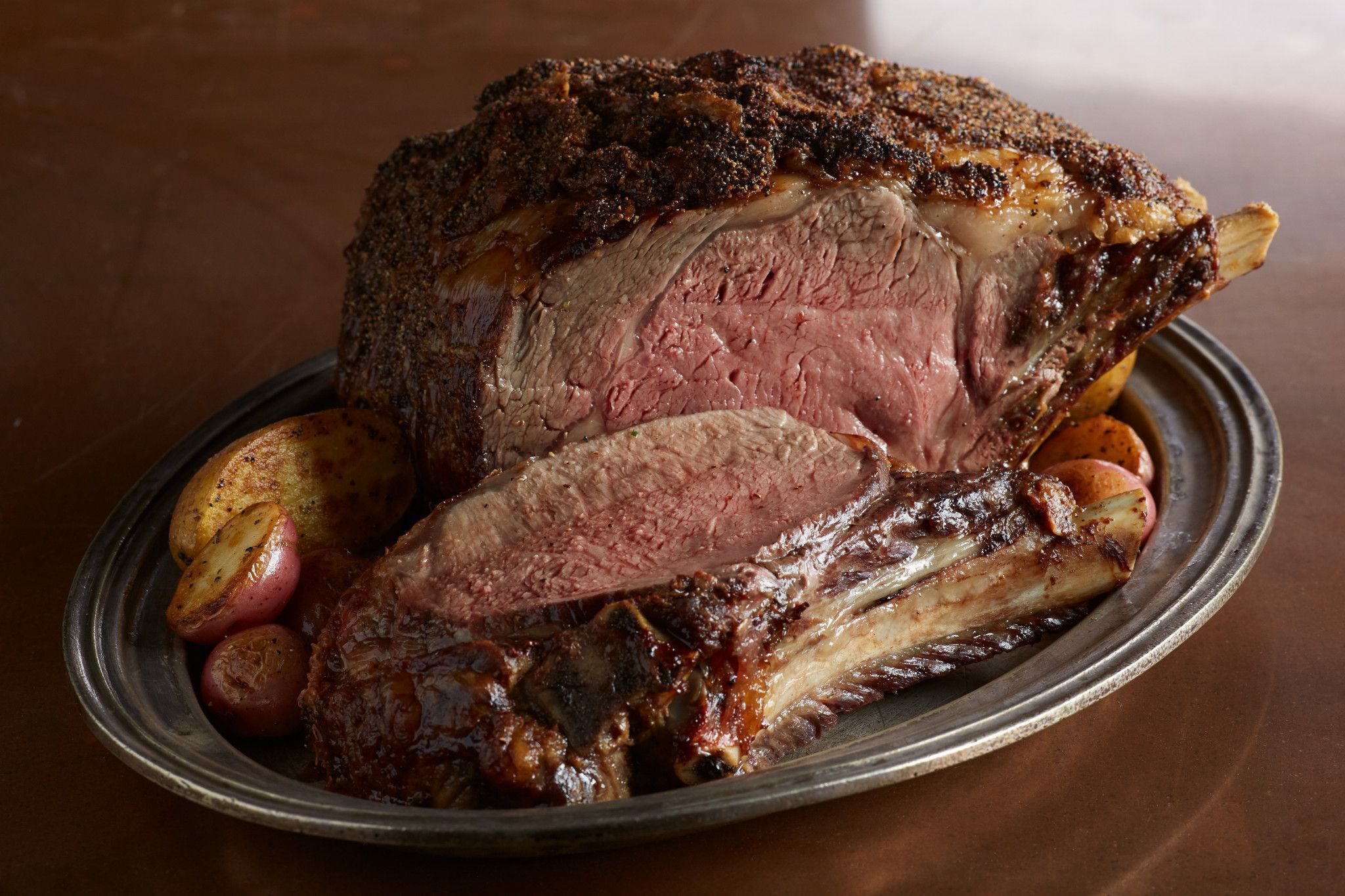 Peppery Beef Rib Roast