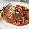 Braised Beef with Tomato-Garlic White Beans