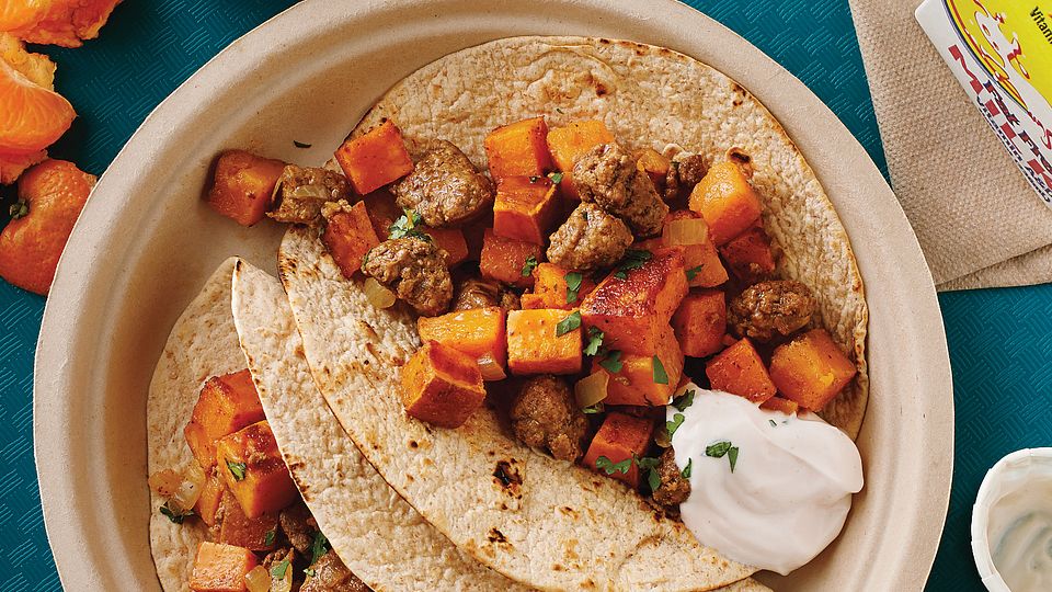 Sweet Potato Beef Mash Up